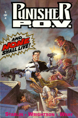 Punisher: P.O.V 1-4. Art by Bernie Wrightson,