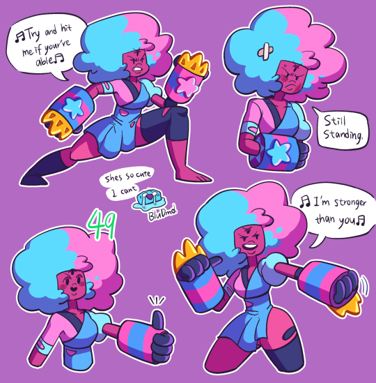 im-hungry-all-day-long:Been drawing a lot of the 4 garnets!