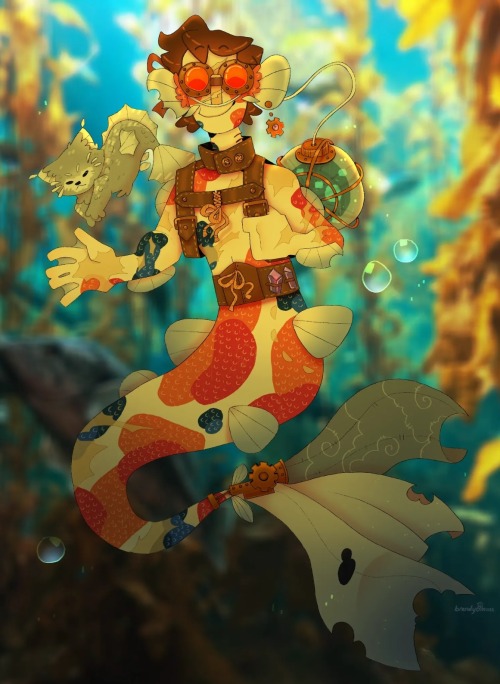 Old Art Of Mermay :D Beef's File Shamefully Got Corrupted But He's On My Instagram