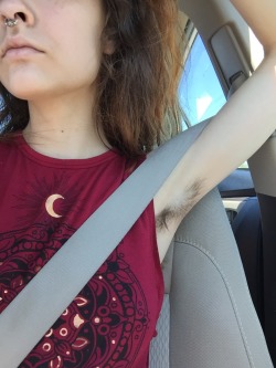 bikeuriousnerd: naked-yogi:  Want to ward off immature boys? Grow out your armpit hair and wear short sleeves during the warm weather. Guaranteed to work 100% of the time. Because armpit hair is only frowned upon when it is on a female body, right? It’s