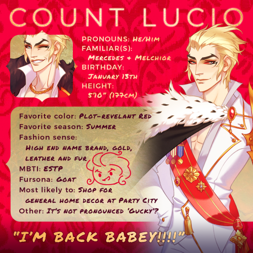 thearcanagame:“My bio is clearly the best.”