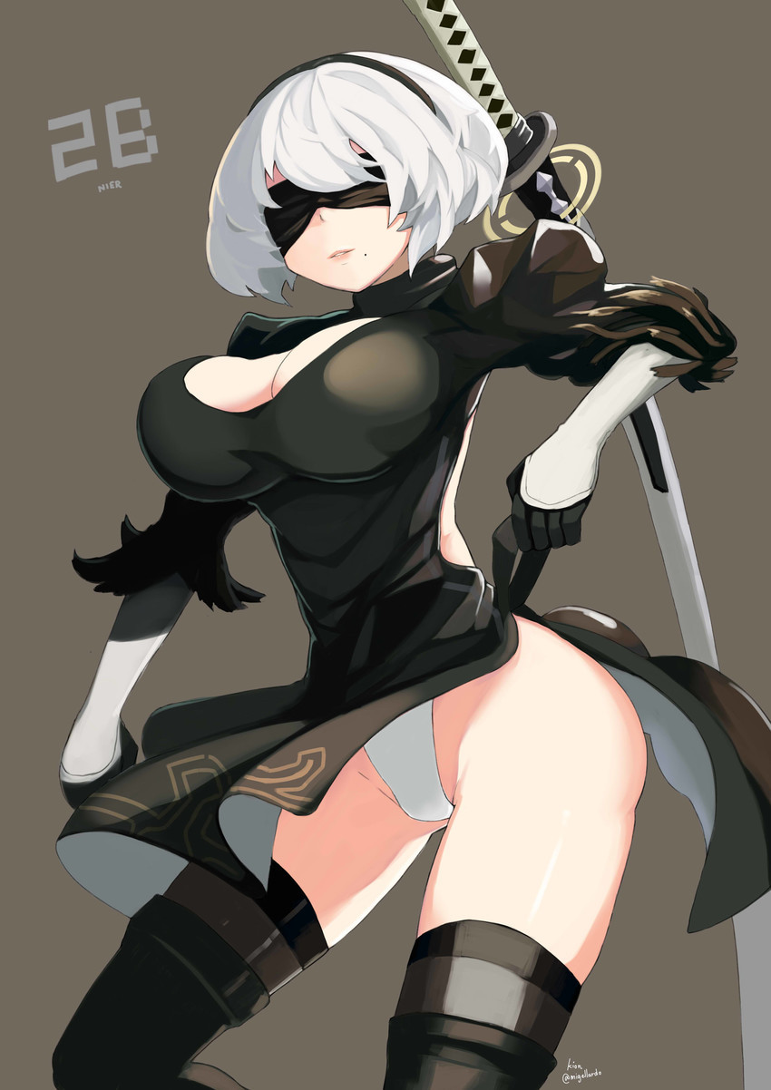 ninsegado91: hentaibeatx:   Yorha 2B Set 2!  Have some more irresistible android