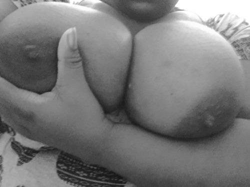 sluttybbw:  I think I like my tits in black&white. adult photos