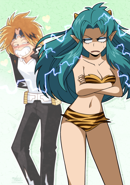 [C] ‘SWAPPED’ Styles: Lum Invader + Denki Kaminari by Mast3r-Rainb0wLum Invader is made 