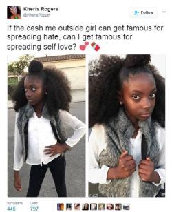 black-to-the-bones:  This girl is so woke Spreading