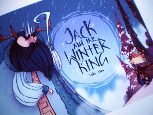 Photo of the front cover for my children&rsquo;s book Jack and the Winter King.