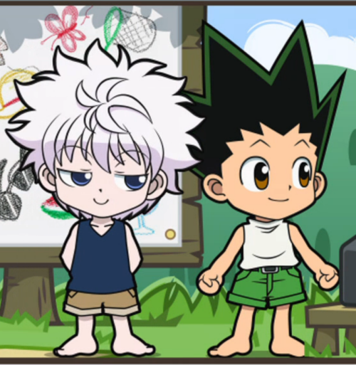 WAIT ONE MORE POST BECAUSE GON AND KILLUA JUST KISSED IN THIS HUNTERPEDIAhow am I not supposed to sh