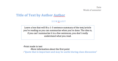 collegerefs: Hey guys, this is how I format my notes when I have to read a short story, article, or 