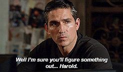 angelandfaith:be serious, mr. reese.