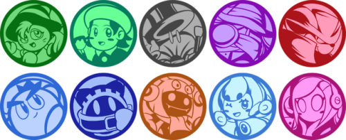 zieghost: zieghost:zieghost:Some custom Dream Friend icons I made for some other Kirby character