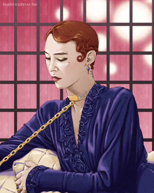 babyrubysoho:Now what kind of Jiyong is this…aristocratic sex slave? XD