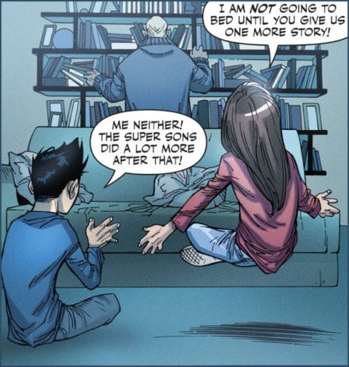 simplysarah1984: Can we please talk about these two random kids in Super Sons #16? Peter Tomasi