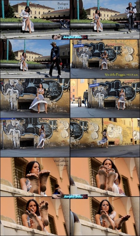 SECOND UPDATE of the “BAREFOOT LIFESTYLE” series at BAREFOOT URBAN GIRLS!!! Follow our superstar SWAINS in an all-day barefoot experience in the city of Bologna (Italy)!!! SWAINS visits downtown barefooted, poses in various locations and lets