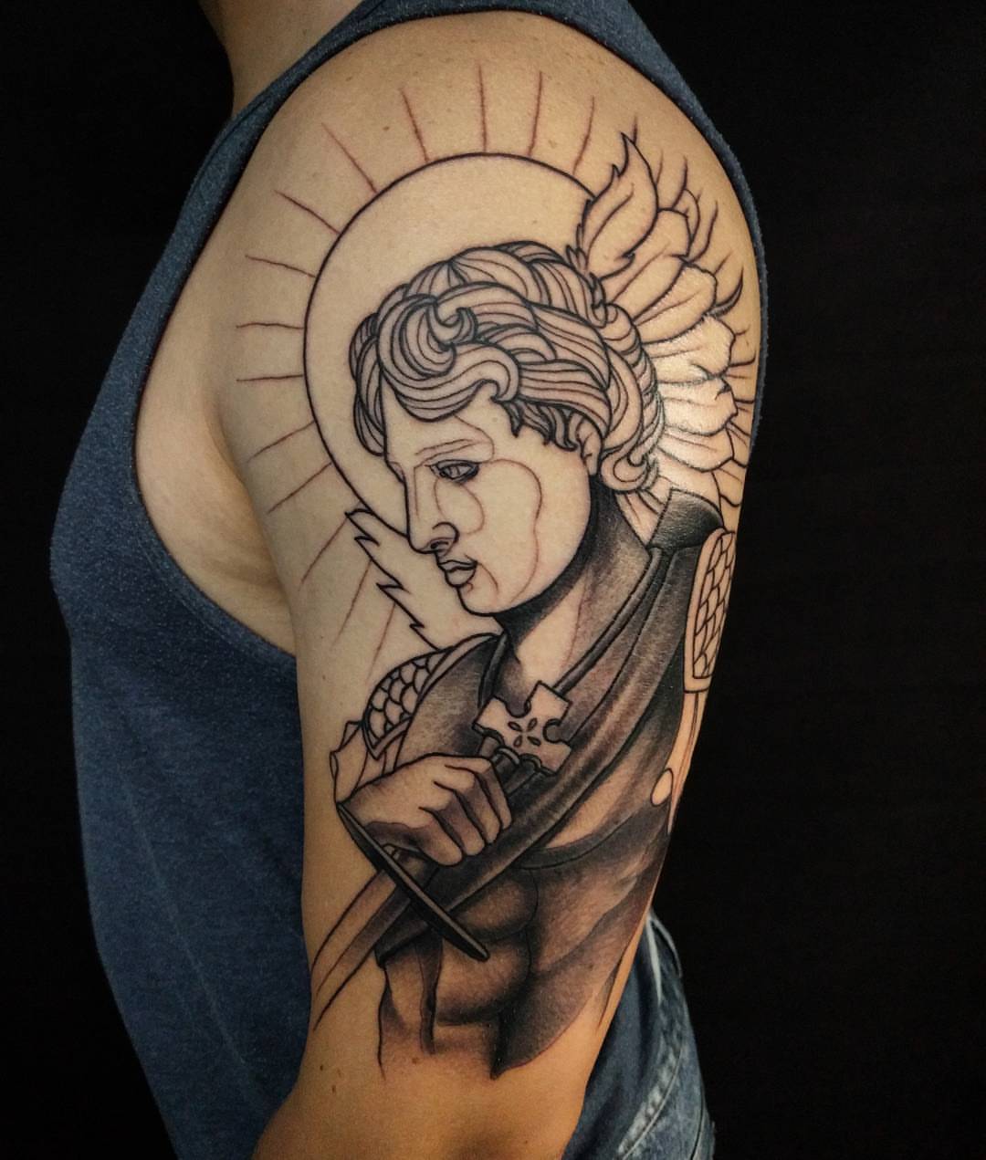 St Michael  Bernini Angel Statue  Best Tattoo Ideas For Men  Women
