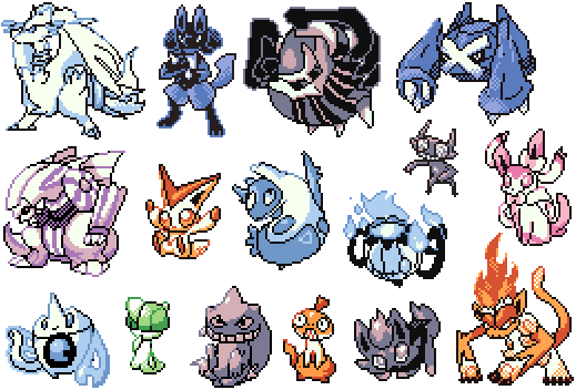 Pokemon Sprites on Tumblr