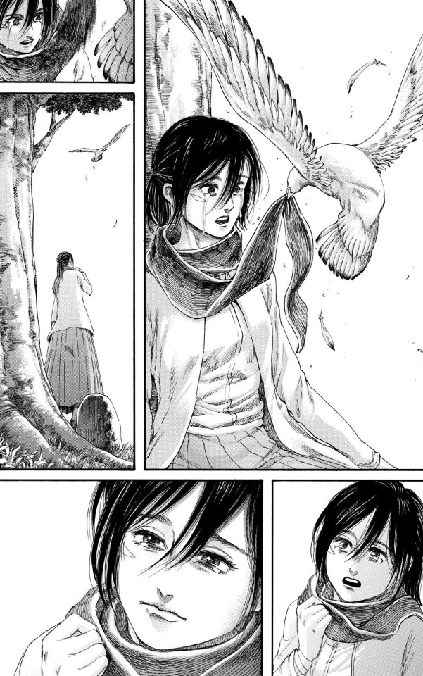 Ch. 1 - Grisha is looking at where old Eren is supposed to be standing  during the visit to Grisha's memories. : r/titanfolk