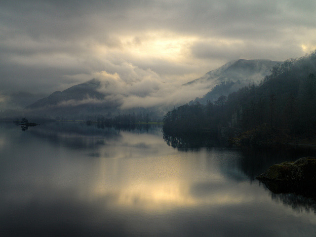 brutalgeneration:  Sky Fall - Ullswater, The Lake District by Tom ♠ on Flickr.