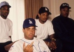 tayonthetrack:  MC Ren, DJ Yella, Eazy-E,