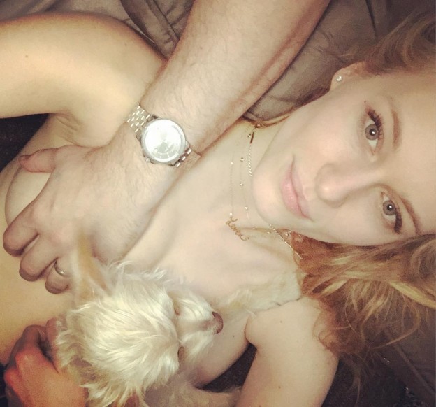 Leven Rambin Nude and See Through Selfie