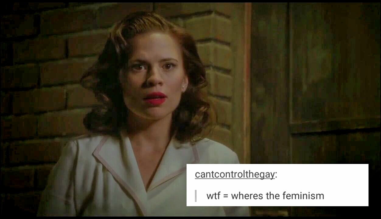 heartinelli:  Peggy Carter + done with sexism + text post meme Dedicated to my real