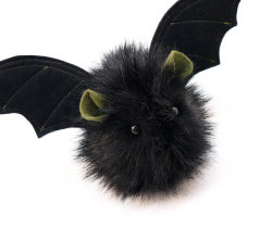 decadent-dollhouse: Fuzzy Stuffed Bat plushies