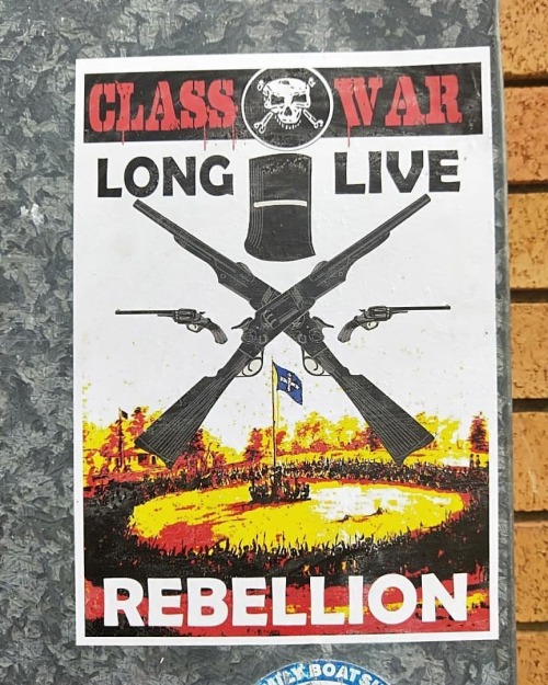 Radical posters seen around Taree, New South Wales