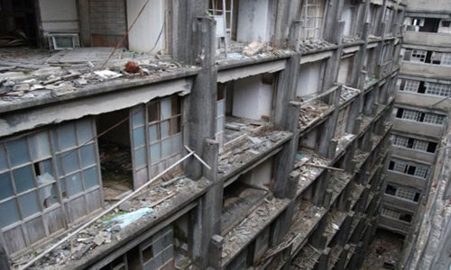 astromech-punk:The Abandoned Island of Hashima also known as Battleship Island(Gunkanjima)founded in