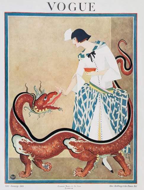 Vogue cover for January 1923