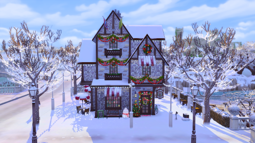  Christmas Village Pub Lot Description:  I needed a pub for Britechester so I made this higgelty pig