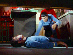 councelortroi:Favorite moments from Star Trek TOS: Leonard McCoy taking a risk by testing a vaccine 