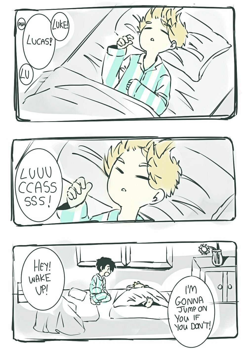 sumikoii:  Part 1  I’m gonna try to stay up all night just to finish comic because