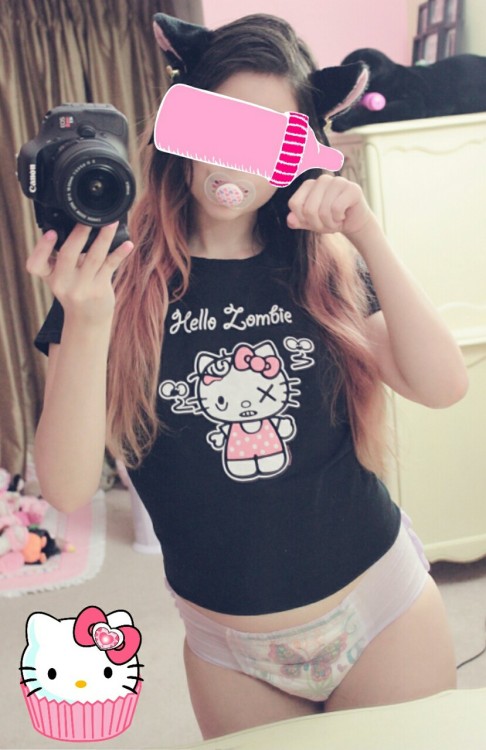 babyprincesskiki:=^･ω･^= meow meow meow~~ Sometimes my kitten space and baby space collide for doubl