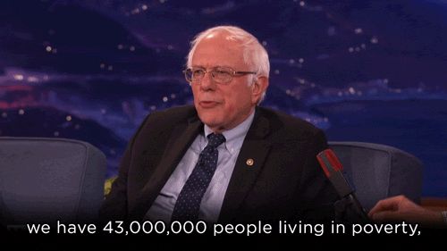yahooentertainment:Bernie on point 