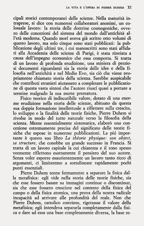 Louis de Broglie, La vita e l'opera di Pierre Duhem (1953), Foreword in Pierre Duhem, (1906-1914), L