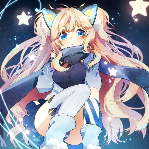 leafunia:  冬の夜シユちゃん | 湯屋きょろ [pixiv] 