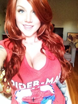 cleavagetweet:  Redhead cleavage selfie