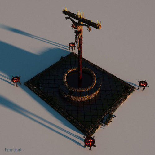 Project done entirely in MagicaVoxelPortfolio ; https://www.artstation.com/pierredemet