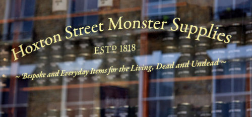 ravenfirethief:  wrongjohnsilver:  I knew I missed something in London! Hoxton Street Monster Supplies exists.  Neil! Have you seen THIS?  