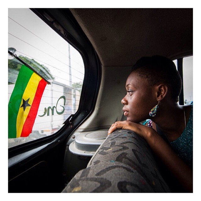 Taxi ride. Ghana. Photo: Francis Kokoroko 2014