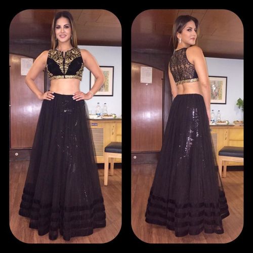 Love this outfit today @manalijagtapofficial you’re awesome!! by sunnyleone