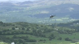 celer-et-audax:  Royal Air Force Tornado flying the Mach Loop in Wales