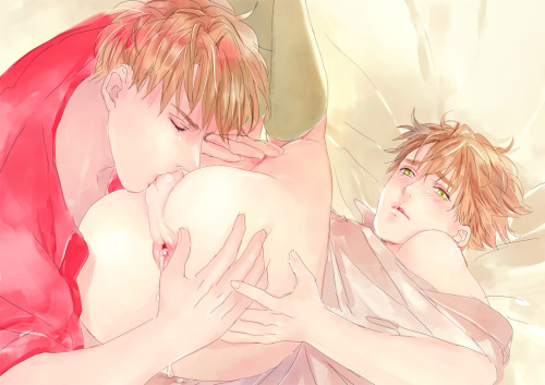 Porn Pics my-yaoi-blog-2:  【R18】米英♥ by TATA♣