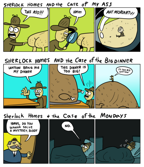 gunshowcomic:  sherlock homes and the case of the weird twitter NOTHINGS HAPPENING! A lot of waiting and maybes. THE STORE is open. You can’t make me feel shame for linking to it a lot, cus this is what I fucking do for a living.