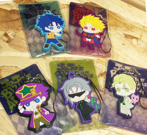 More Characters Added to JoJo’s Bizarre Adventure Rubber Straps!The Jojo’s Bizarre Adventure R