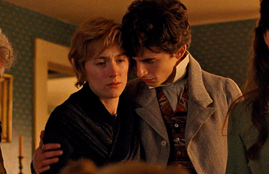 michonnegrimes:  SAOIRSE RONAN AND TIMOTHÉE CHALAMET AS JO AND LAURIE IN LITTLE