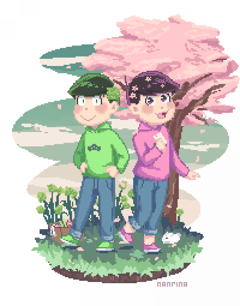 十四松まつり Some More Pixel Art With Cyber This Time