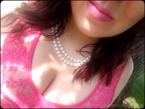 just2haveatasteofu:  When pearls and lace adorn my olive skin  I feel like a princess nobody expects to sin I long to entice you with my sweet, pink lips And test your limits until you’re gripping my hips You’d never expect that my innocence is all