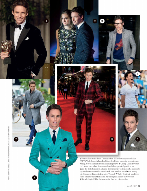 eddie-redmayne-italian-blog: Not new pics but new Eddie Redmayne’s Cover and Article on GQ Ger