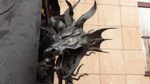 weirdrussians: Bank entrance decorations in Veliky Novgorod