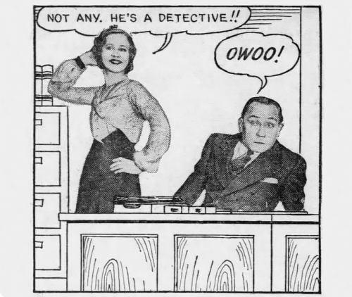 hello-that-happened: yesterdaysprint: Daily News, New York, January 8, 1932 Glad to see we&rsqu